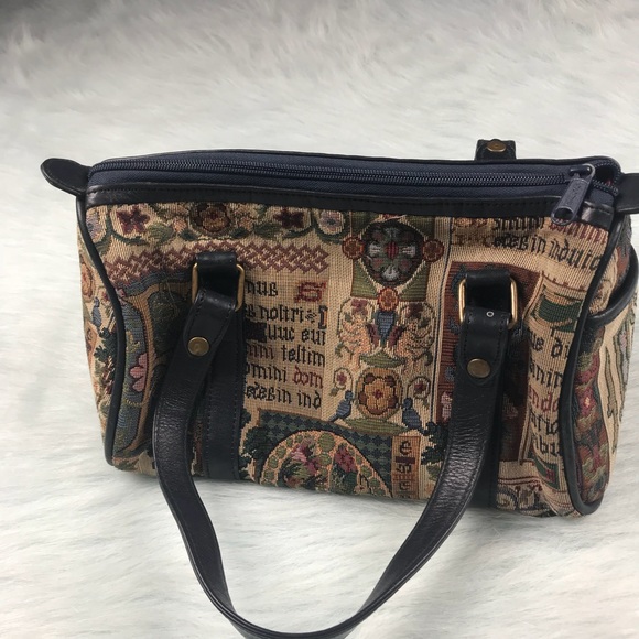 Vintage religious roman tapestry bag - Picture 3 of 8